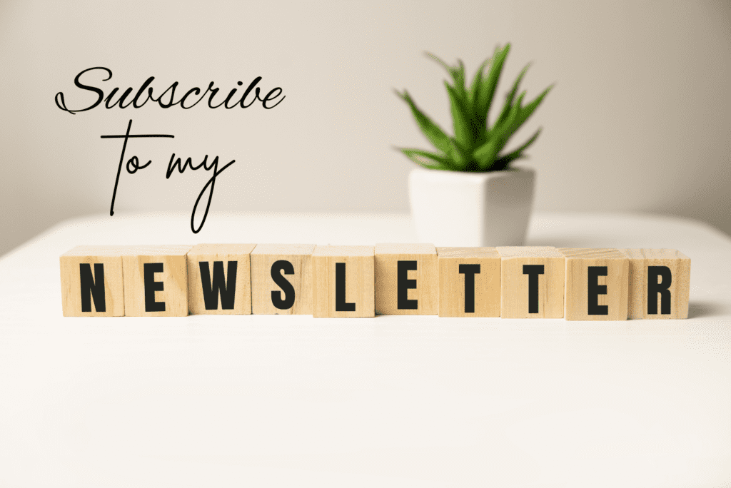 Subscribe to my newsletter